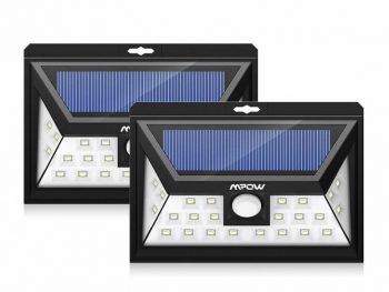 Mpow 24 LEDs Foco Solar con Sensor de Angulo Ancho
