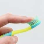 desgaste de un cepillo de dientes