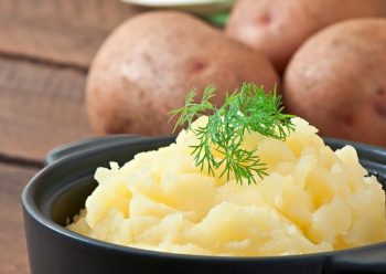 pure de patata con verduras