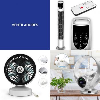 accesorios y conectividad en los ventiladores de mesa